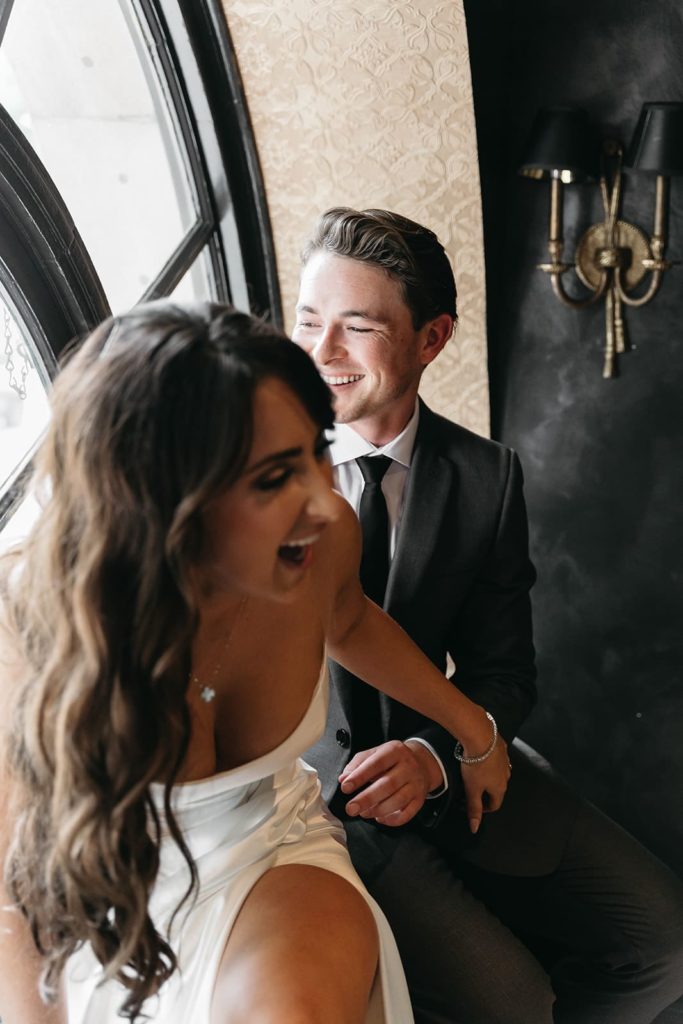 Romantic Downtown Los Angeles Wedding in California | Photographed by Sun and Peak Studios