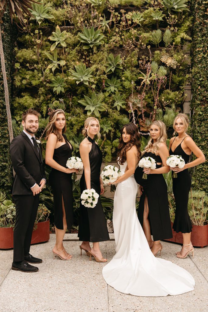 Romantic Downtown Los Angeles Wedding in California | Photographed by Sun and Peak Studios